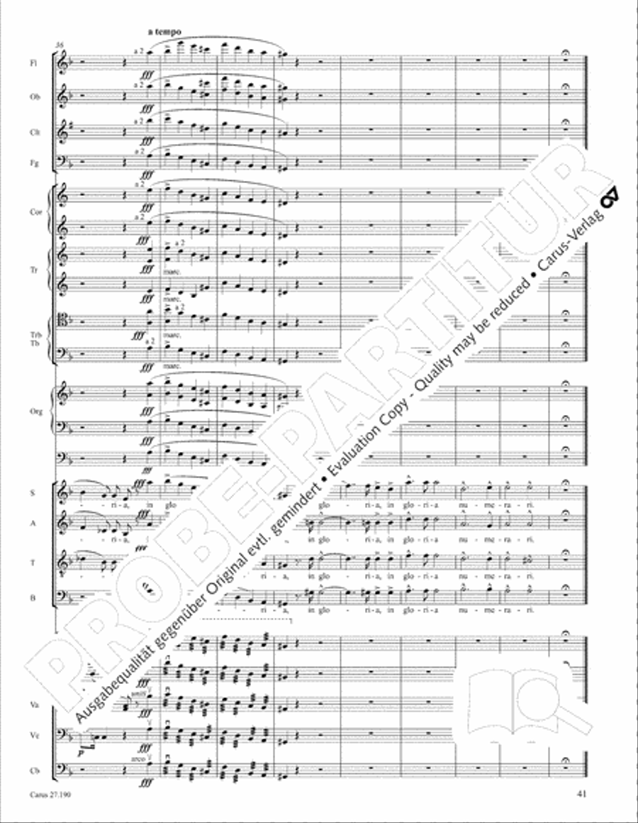 Te Deum 4-Part scores gallery preview page 48