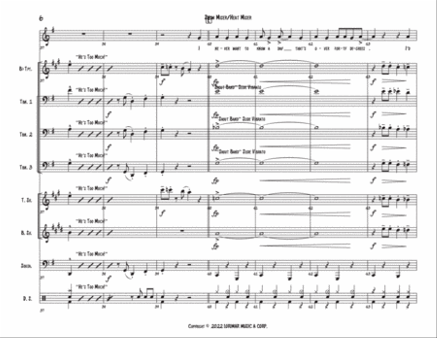 Snow Miser Large Ensemble scores gallery preview page 6