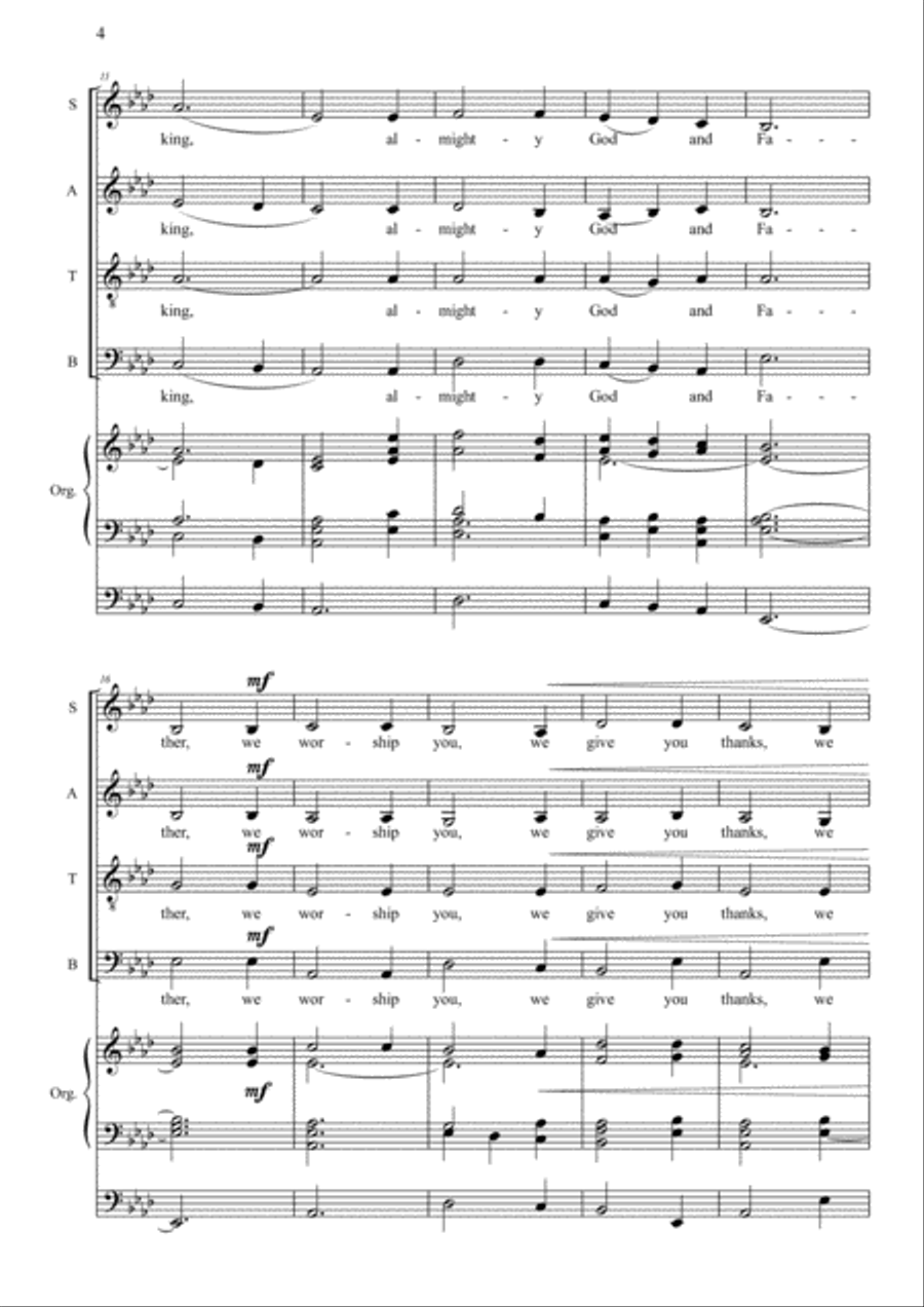 A Common Service 4-Part scores gallery preview page 4