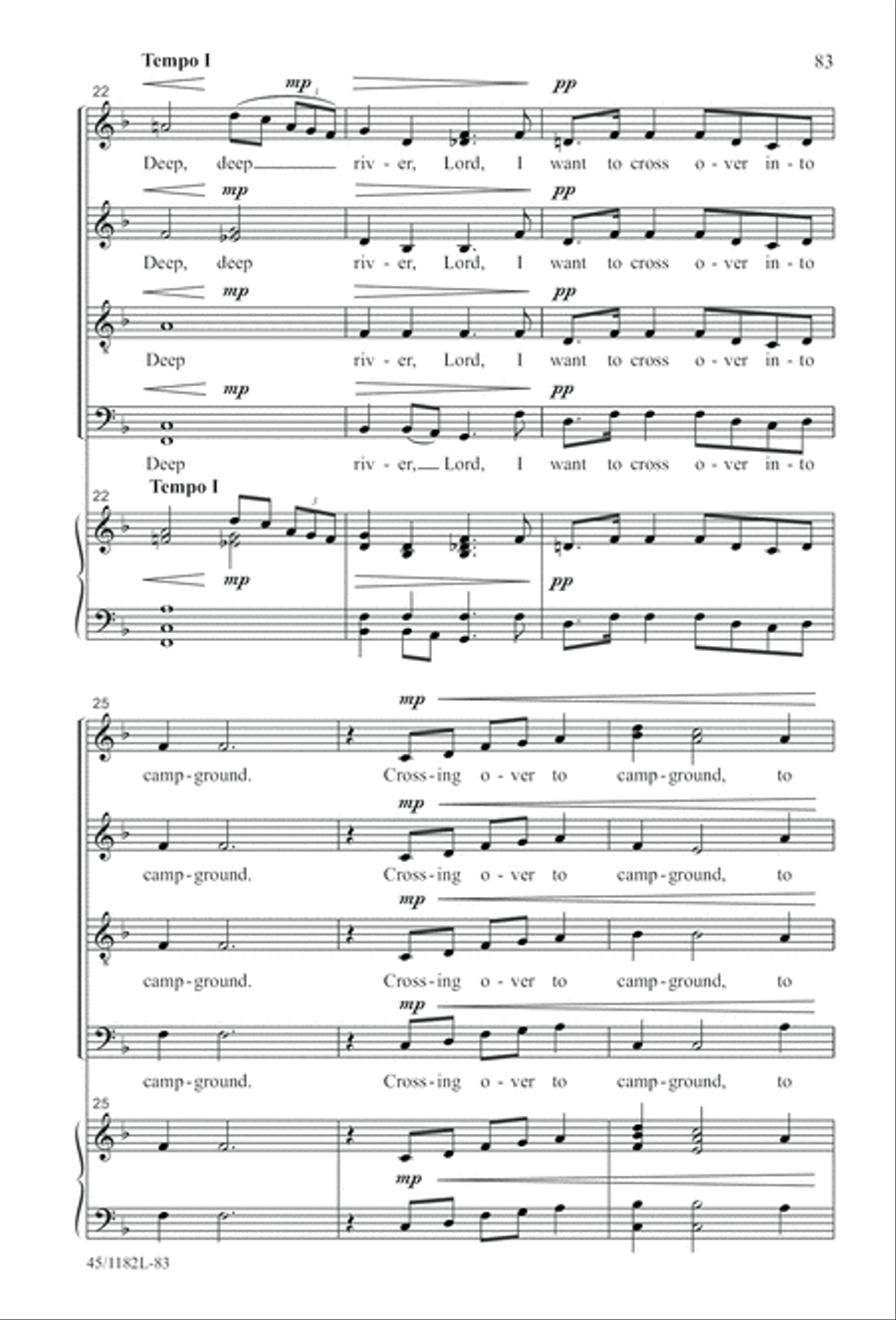 All Around A Cappella 4-Part scores gallery preview page 83