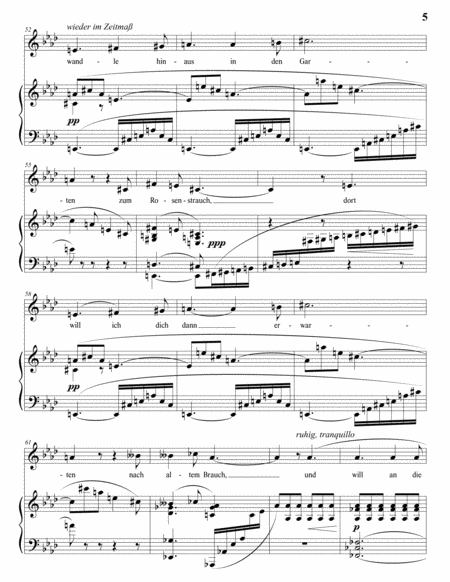 STRAUSS: Heimliche Aufforderung, Op. 27 no. 3 (in 3 medium keys: A-flat, G, G-flat major)
