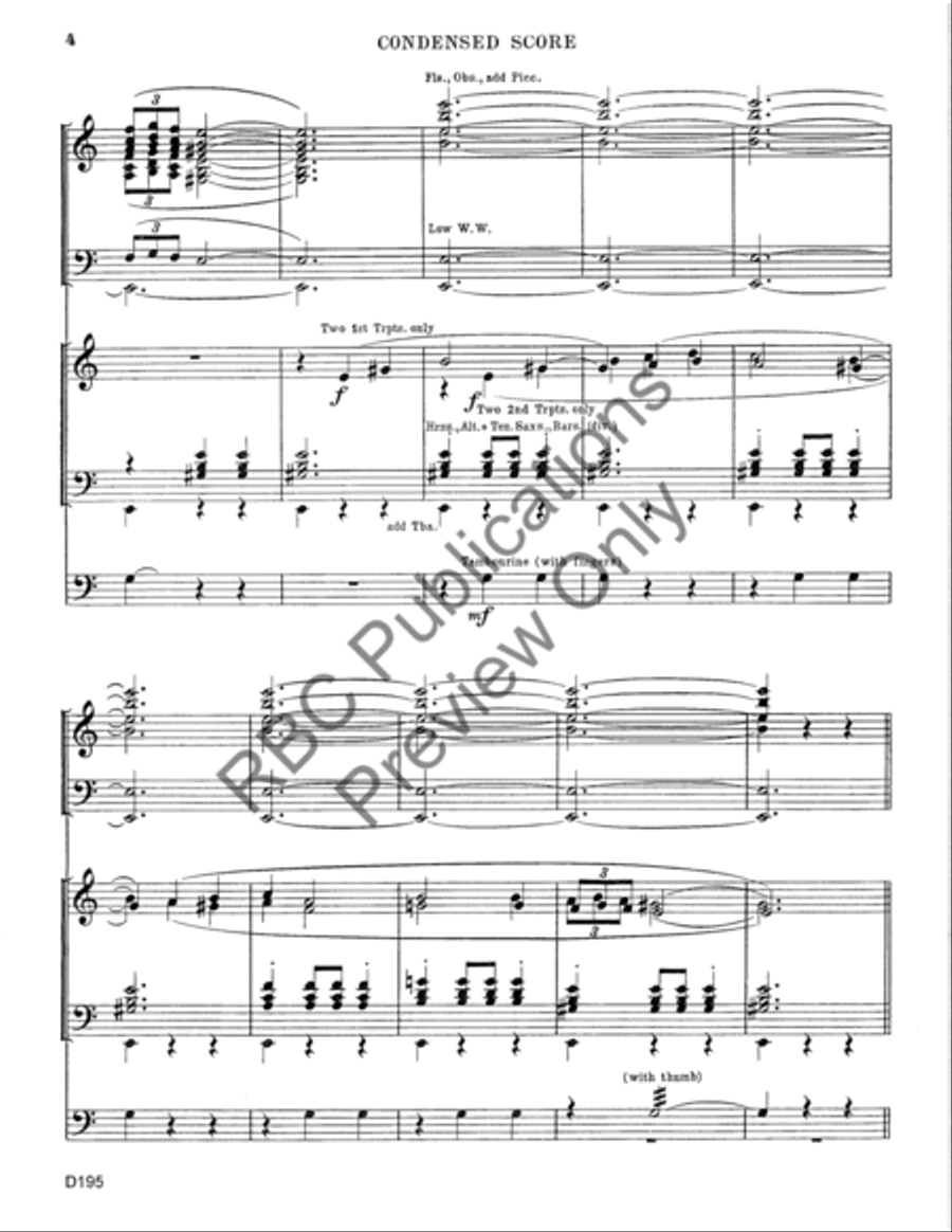 El Torero (Score) Concert Band scores gallery preview page 7
