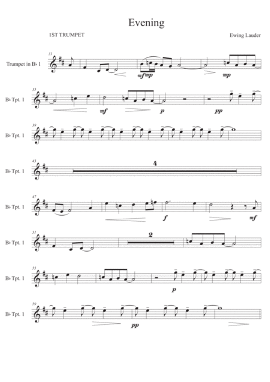 Evening Brass Ensemble scores gallery preview page 5