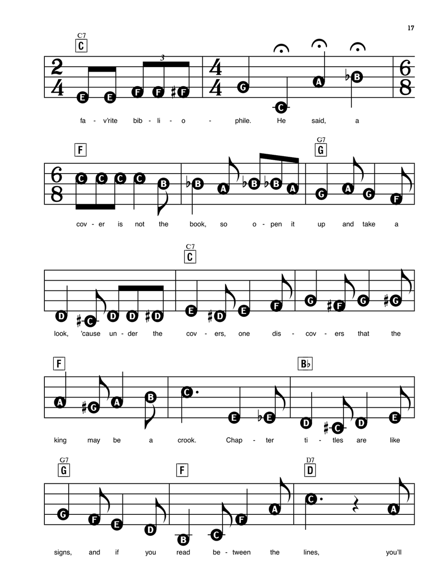 A Cover Is Not The Book (from Mary Poppins Returns) Electronic Keyboard scores gallery preview page 2