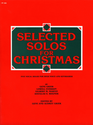 Book cover for Selected Solos for Christmas - High Voice