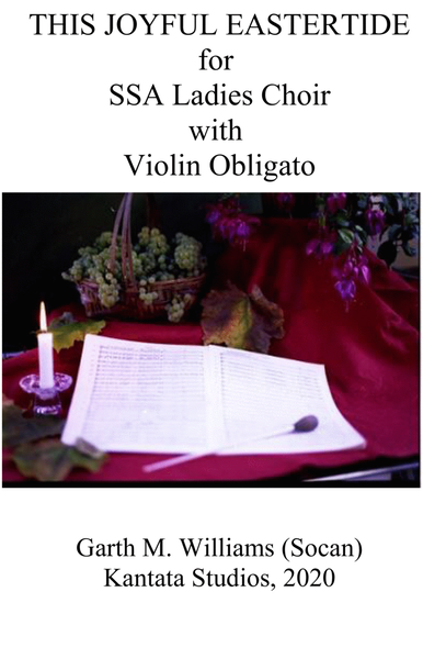 THIS JOYFUL EASTERTIDE FOR SSA LADIES AND OBLIGATO VIOLIN image number null