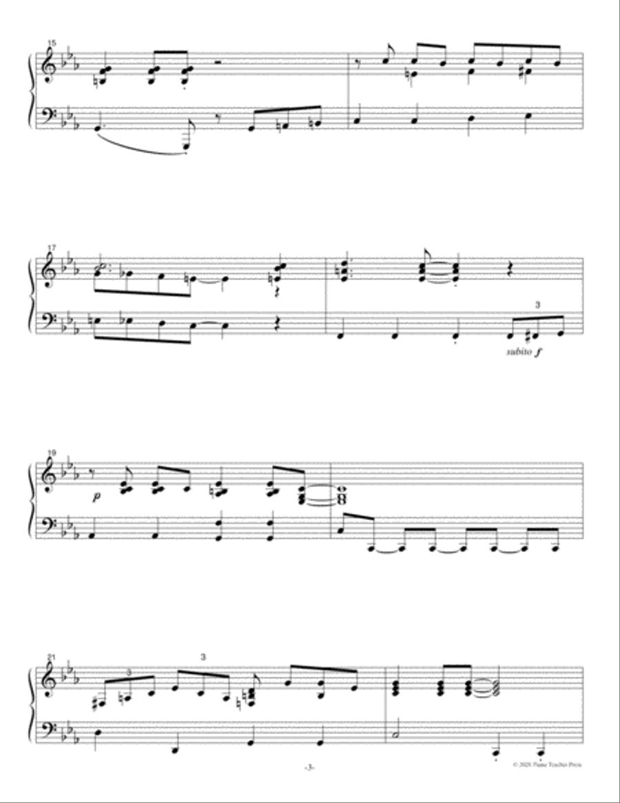 Sam, You Made The Pants Too Long 3-Part scores gallery preview page 3