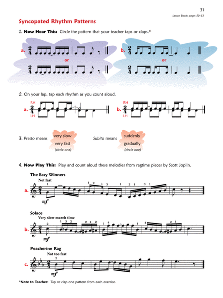Premier Piano Course Theory, Book 6