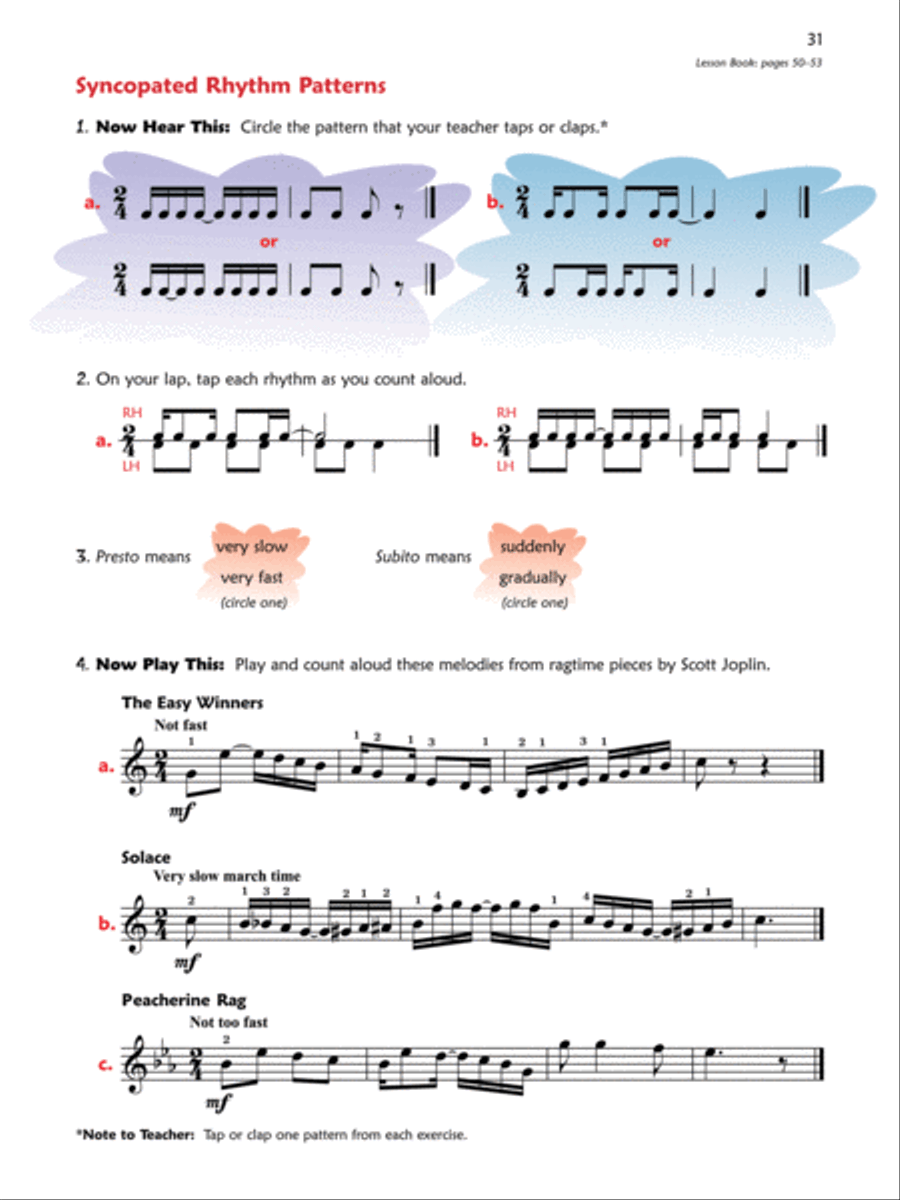 Premier Piano Course Theory, Book 6 Piano Method scores gallery preview page 6