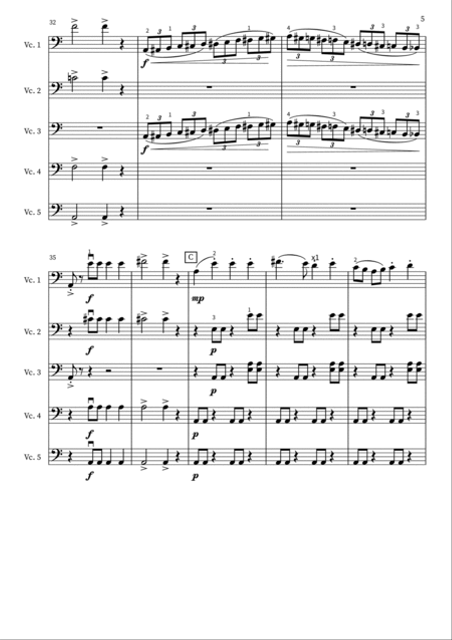 Carnival Of The Animals School and Community scores gallery preview page 5