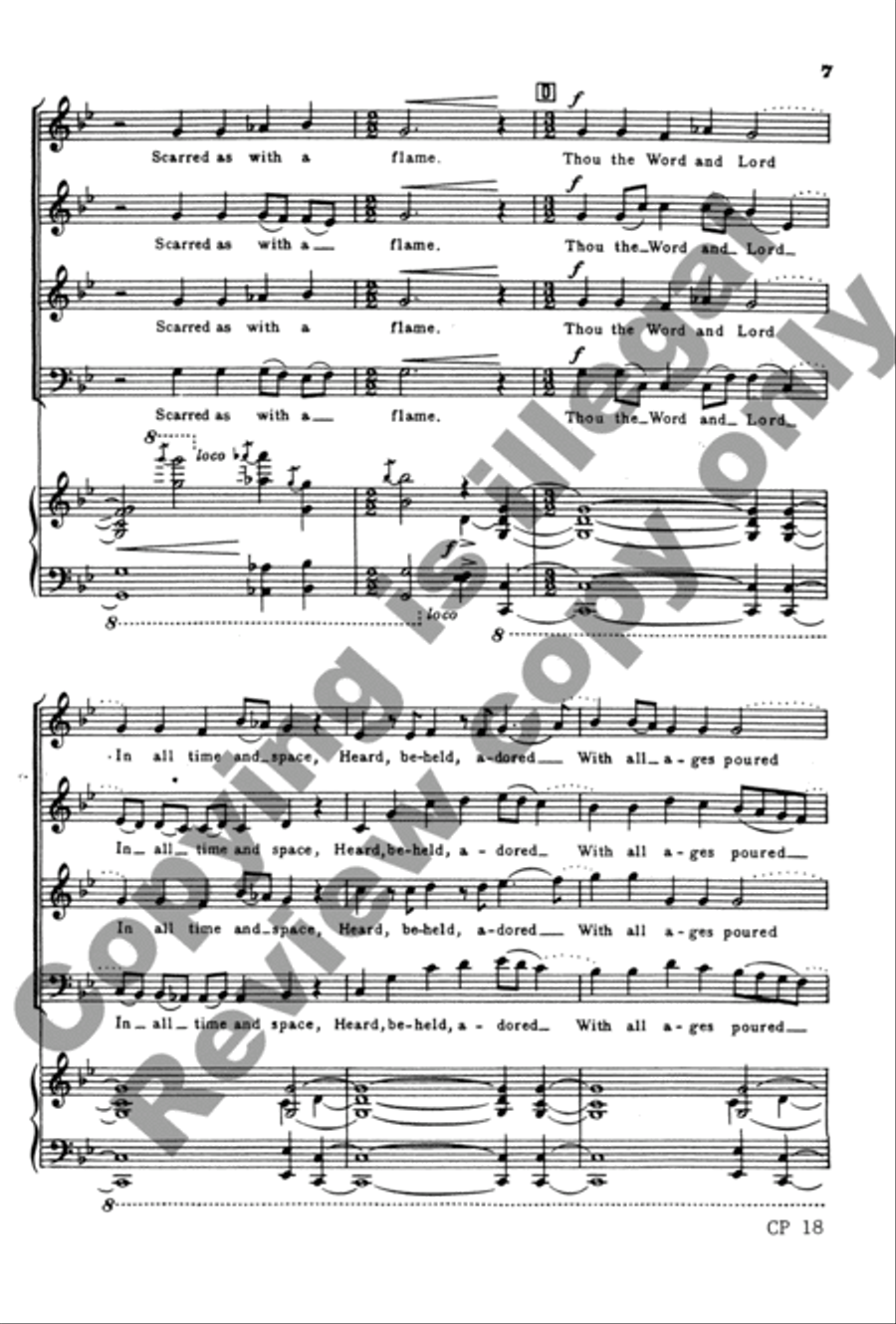Dirge for the Savior Dirge for the Savior 4-Part scores gallery preview page 19