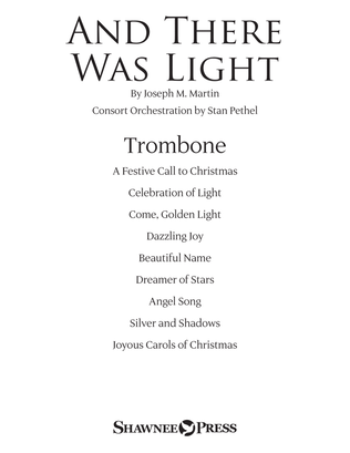 Book cover for And There Was Light - Trombone