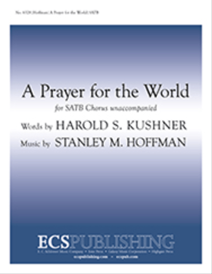 A Prayer for the World 4-Part scores gallery preview page 1