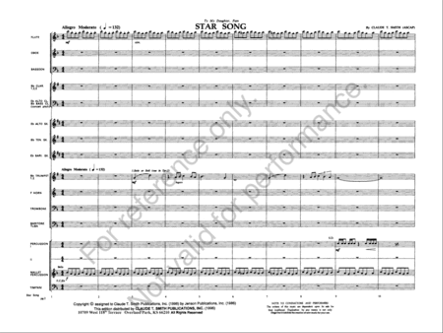 Star Song Concert Band scores gallery preview page 3