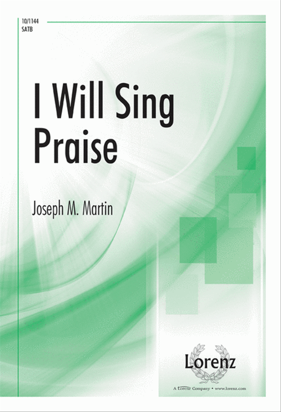 I Will Sing Praise 4-Part scores gallery preview page 1