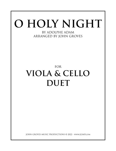 O Holy Night - Viola & Cello Duet image number null