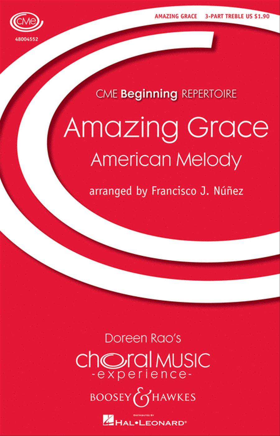 Amazing Grace 3-Part scores gallery preview page 1