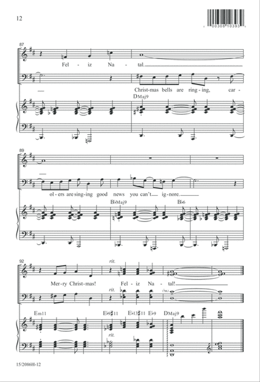 Brazilian Noel Brazilian Noel 4-Part scores gallery preview page 12