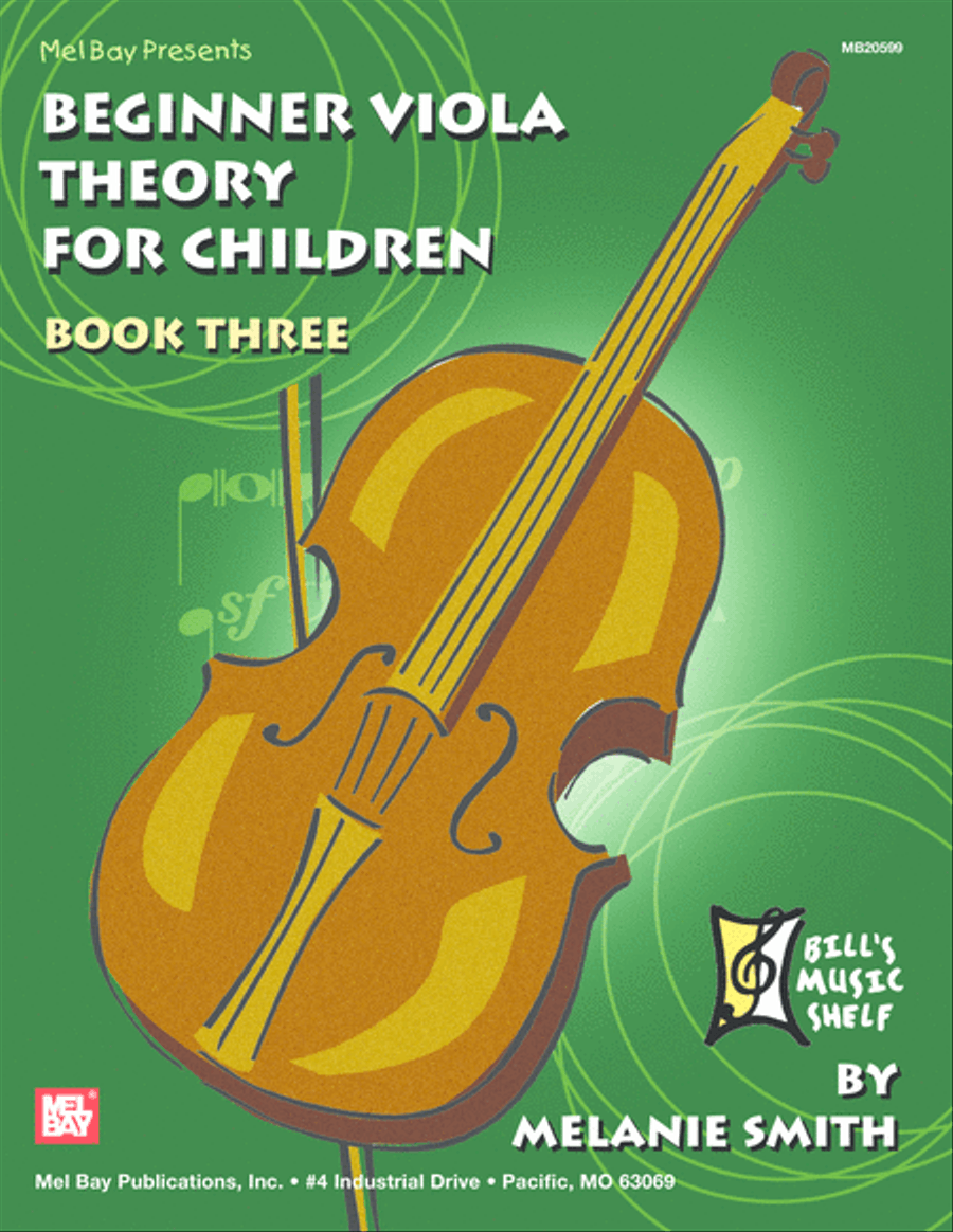 Beginner Viola Theory for Children, Book 3 Viola Solo scores gallery preview page 1