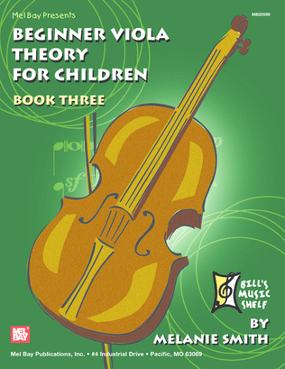 Book cover for Beginner Viola Theory for Children, Book 3