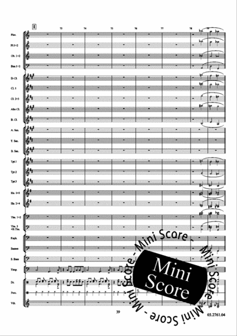 All Blue All Blue Concert Band scores gallery preview page 45