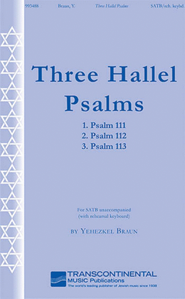 Book cover for Three Hallel Psalms