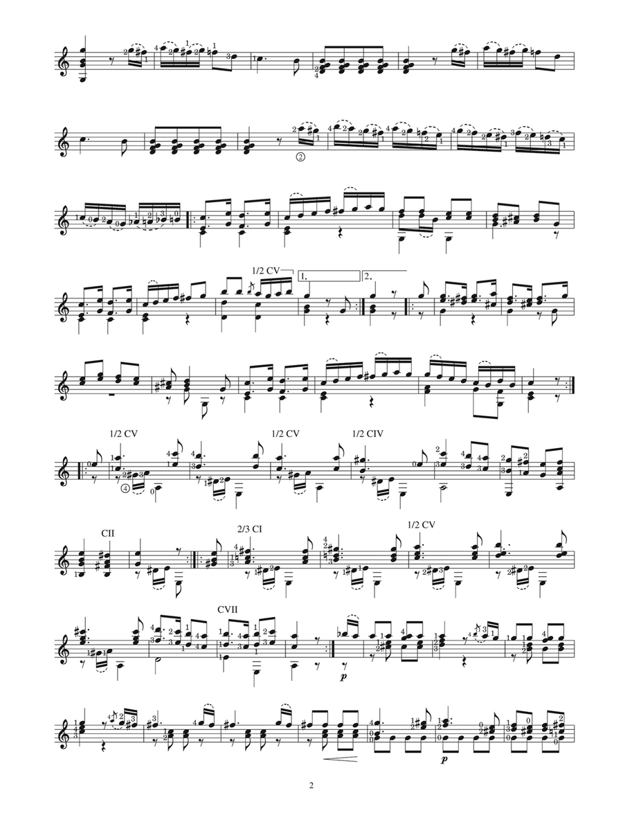 Rondo Acoustic Guitar scores gallery preview page 2