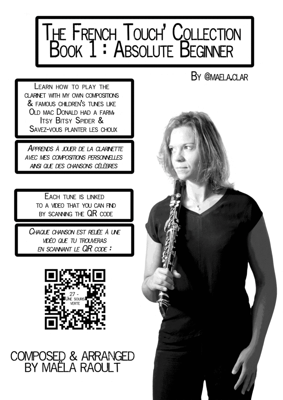 The french touch collection - Book 1 : Absolute beginner B-Flat Clarinet scores gallery preview page 1