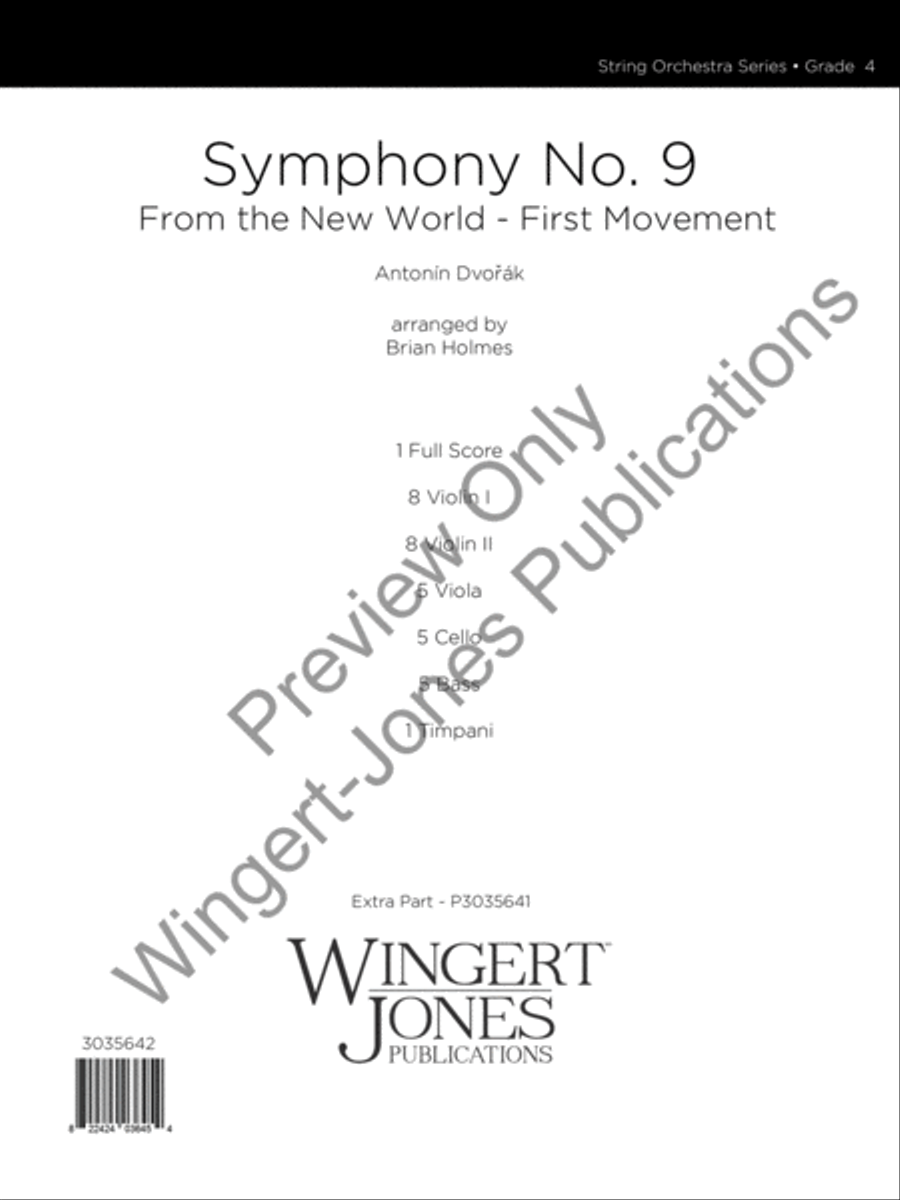Symphony No. 9 String Orchestra scores gallery preview page 2