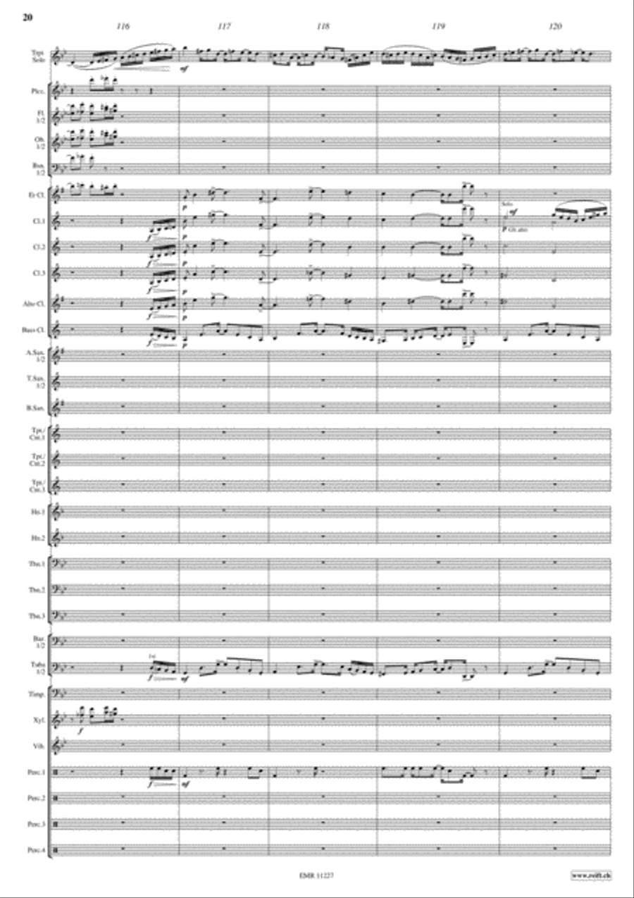 Voyages Concert Band scores gallery preview page 20