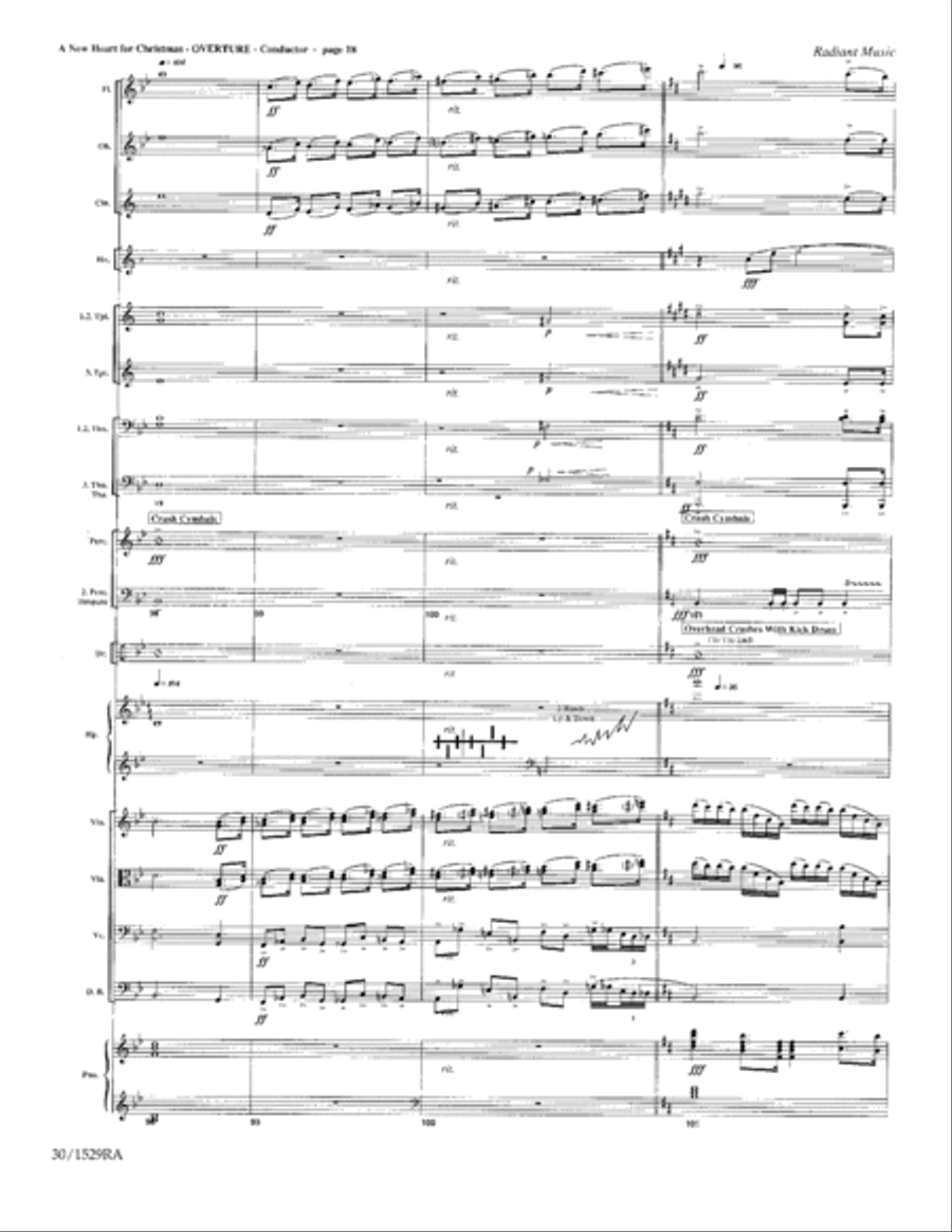 A New Heart for Christmas - Orchestration Choir scores gallery preview page 19