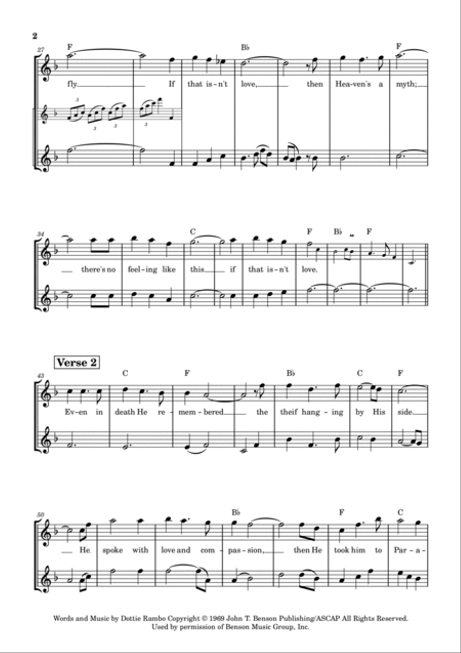 If That Isn't Love Flute scores gallery preview page 2