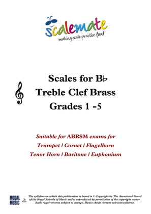 B Flat Valved Brass Scales / Grades 1 - 5
