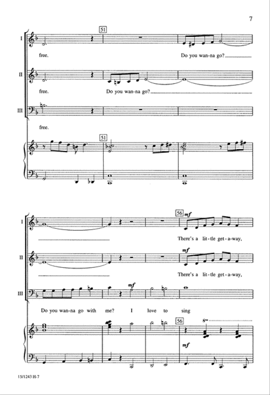 Ragtime Town Ragtime Town Unison Choir scores gallery preview page 7