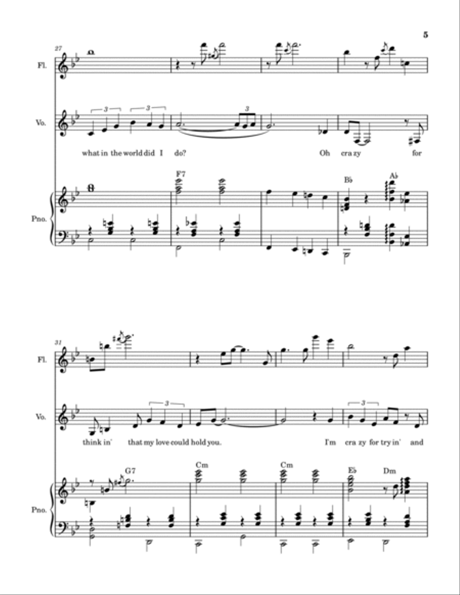 Crazy Small Ensemble scores gallery preview page 5