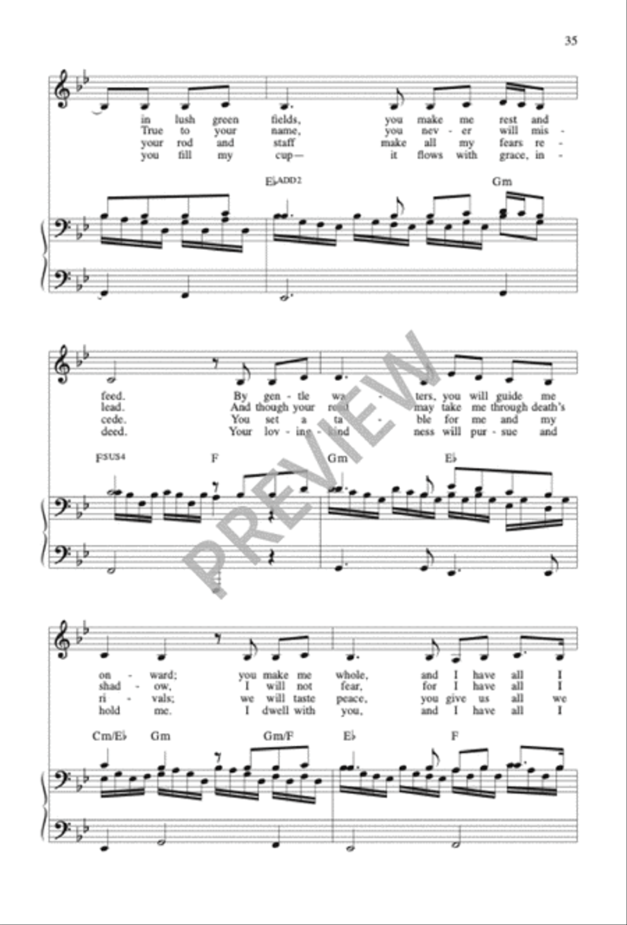 Sing No Empty Alleluias Sacred scores gallery preview page 32