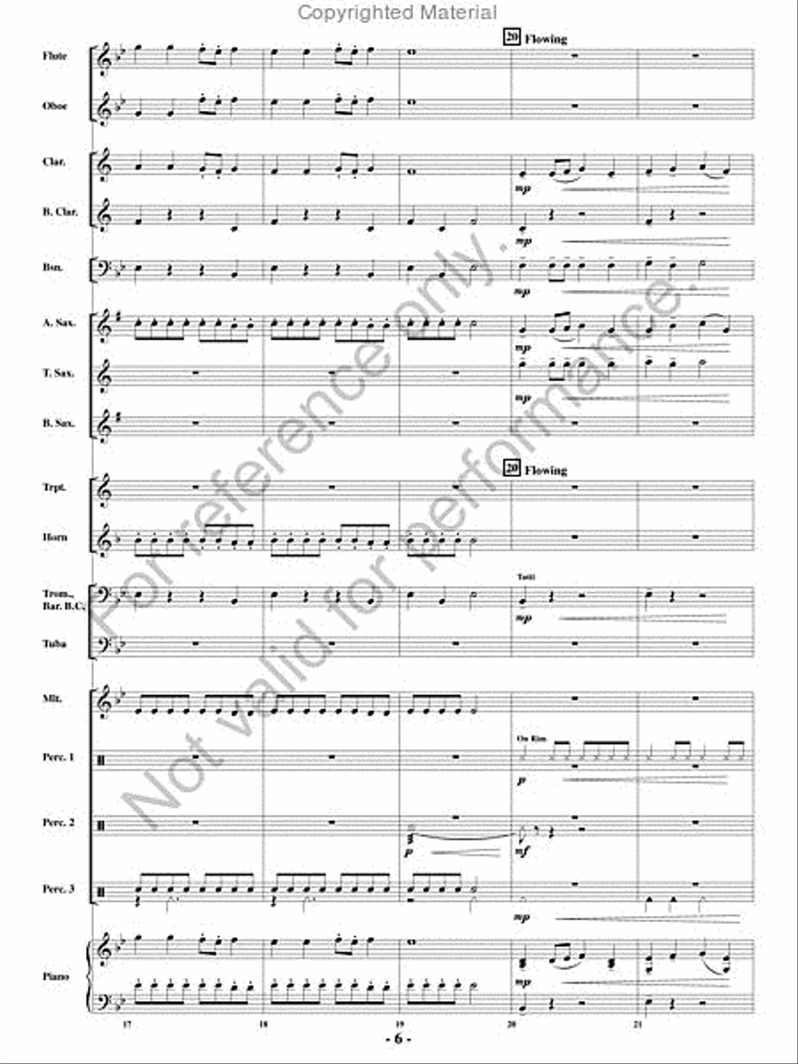 Appalachian Folk Dance Concert Band scores gallery preview page 5