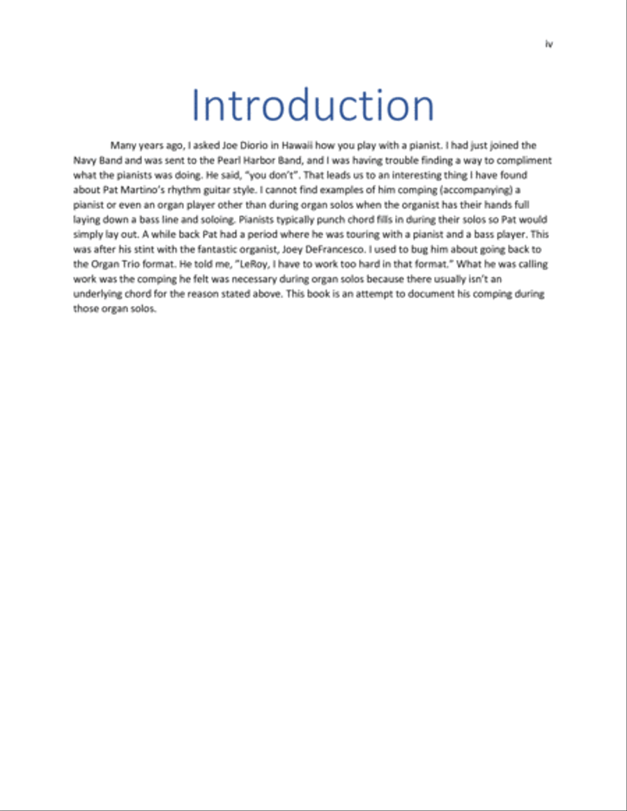 The Rhythm Guitar Style of Pat Martino Electric Guitar scores gallery preview page 4