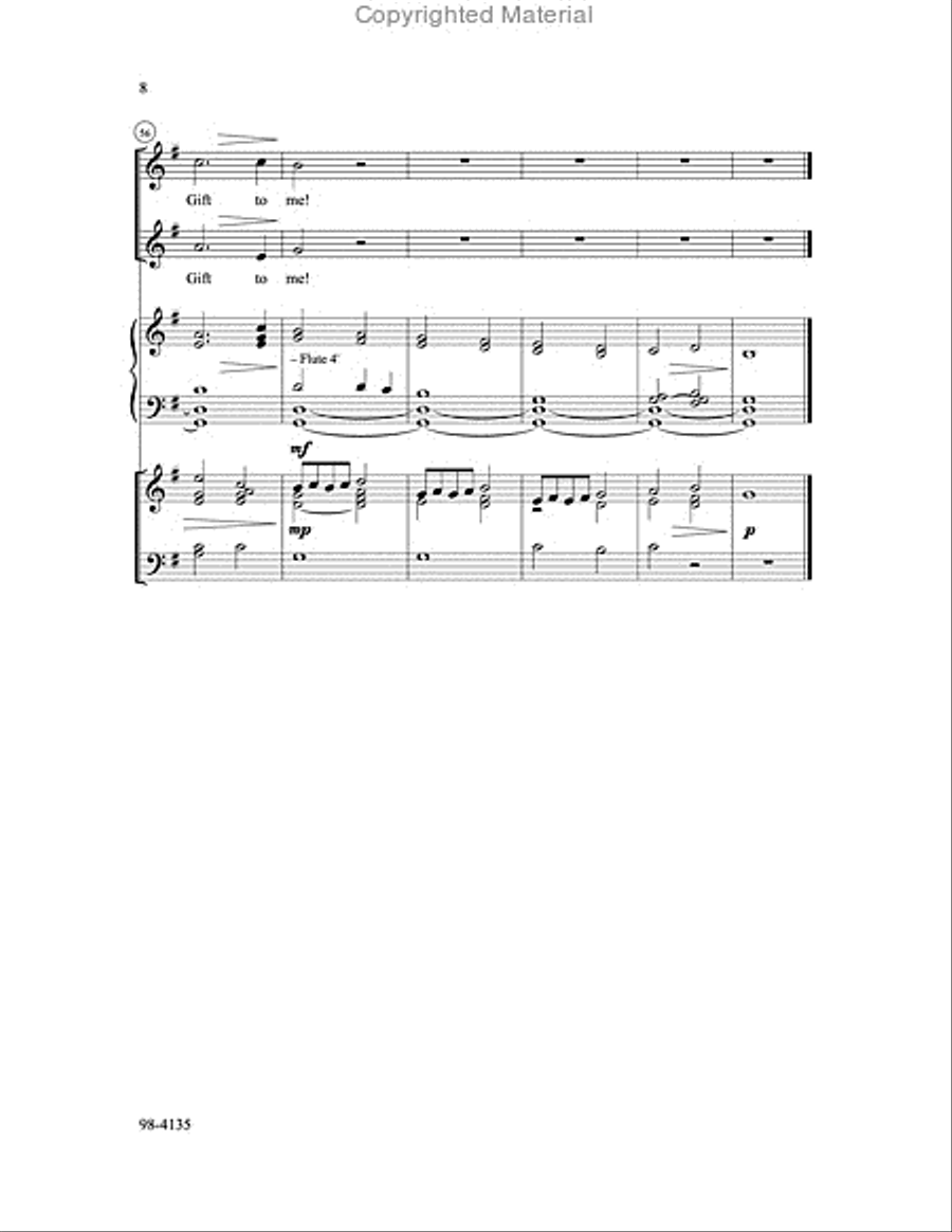 Someone Special (Burkhardt) Unison Choir scores gallery preview page 7