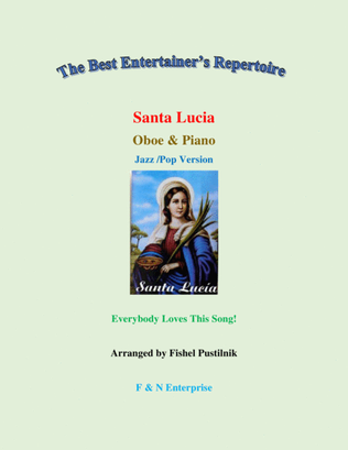 Book cover for "Santa Lucia"-Piano Background for Oboe and Piano (Jazz/Pop Version)
