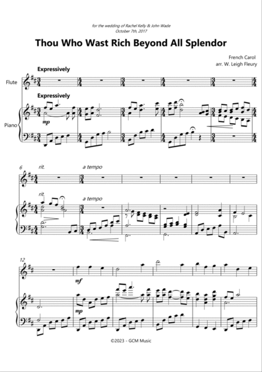 Meditation on Thou Who Wast Rich Beyond All Splendor Meditation on Thou Who Wast Rich Beyond All Splendor Chamber Music scores gallery preview page 2