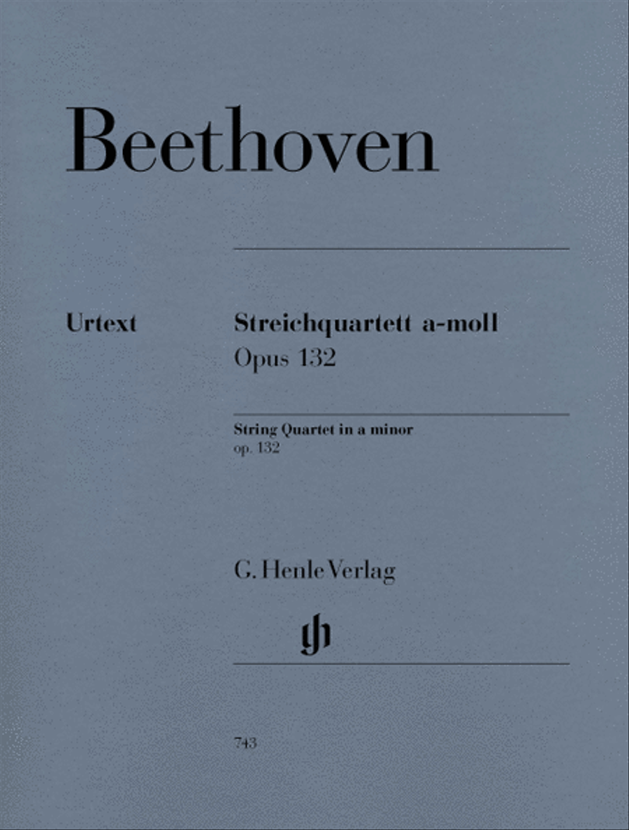 String Quartet A minor Op. 132 String Quartet scores gallery preview page 1