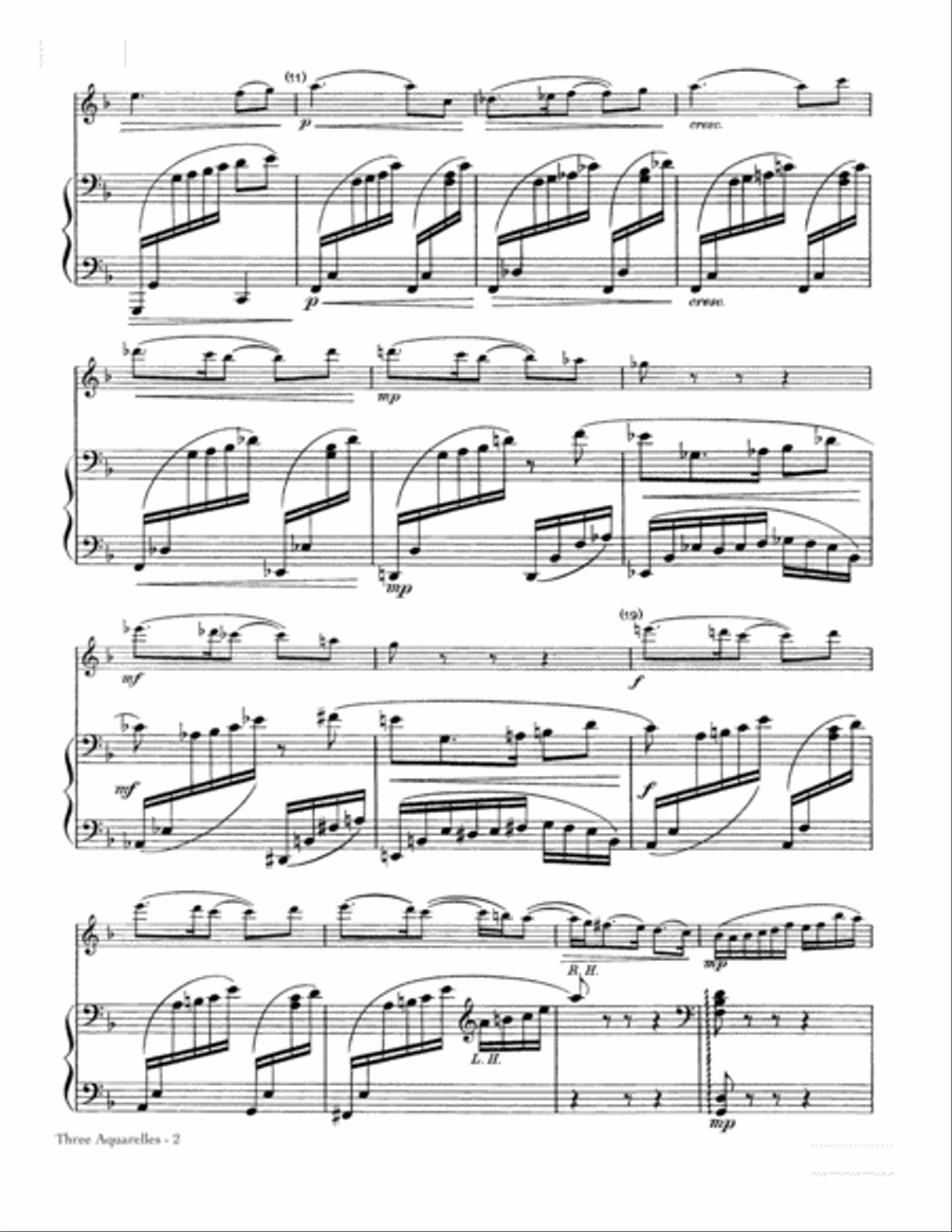 Three Aquarelles Three Aquarelles School and Community scores gallery preview page 2