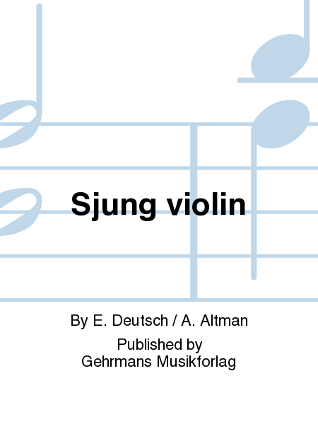 Sjung violin