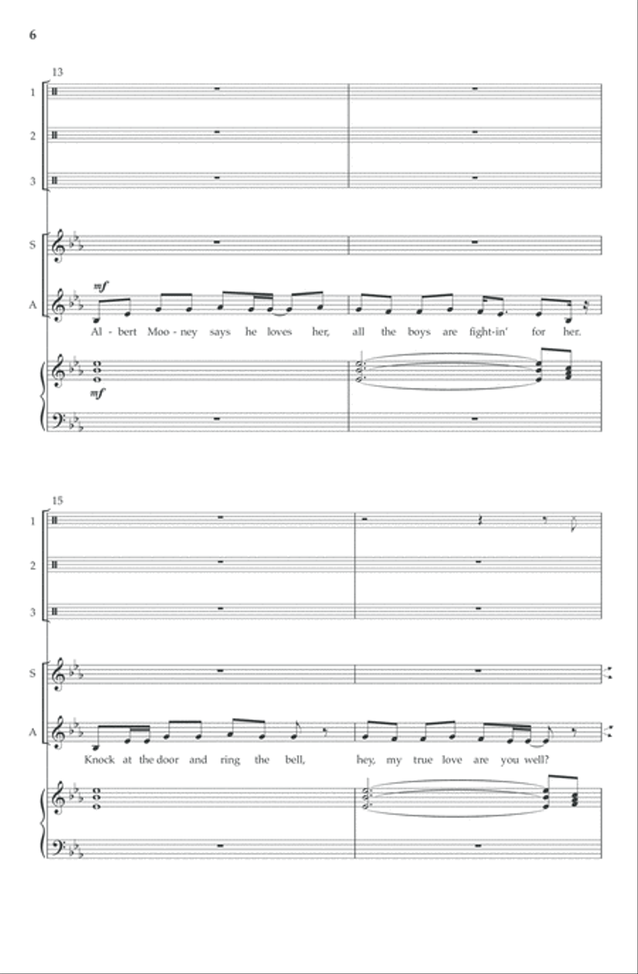 I'll Tell My Ma (SSAA) SSAA scores gallery preview page 7
