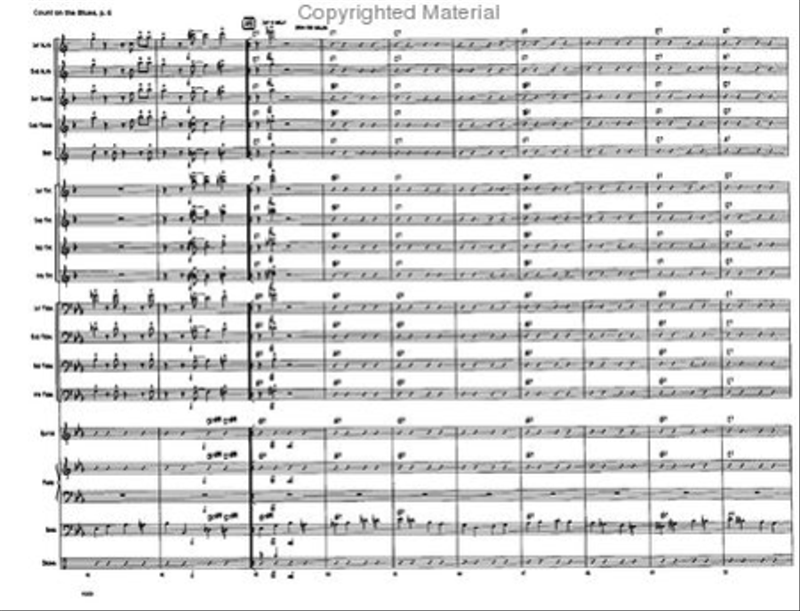 Count on the Blues Count on the Blues Jazz Ensemble scores gallery preview page 7