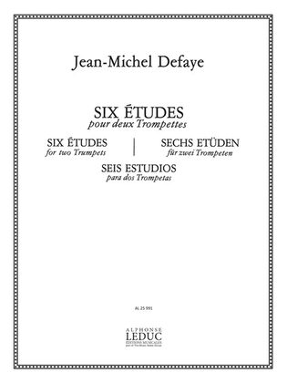 Book cover for 6 Etudes (trumpets 2)