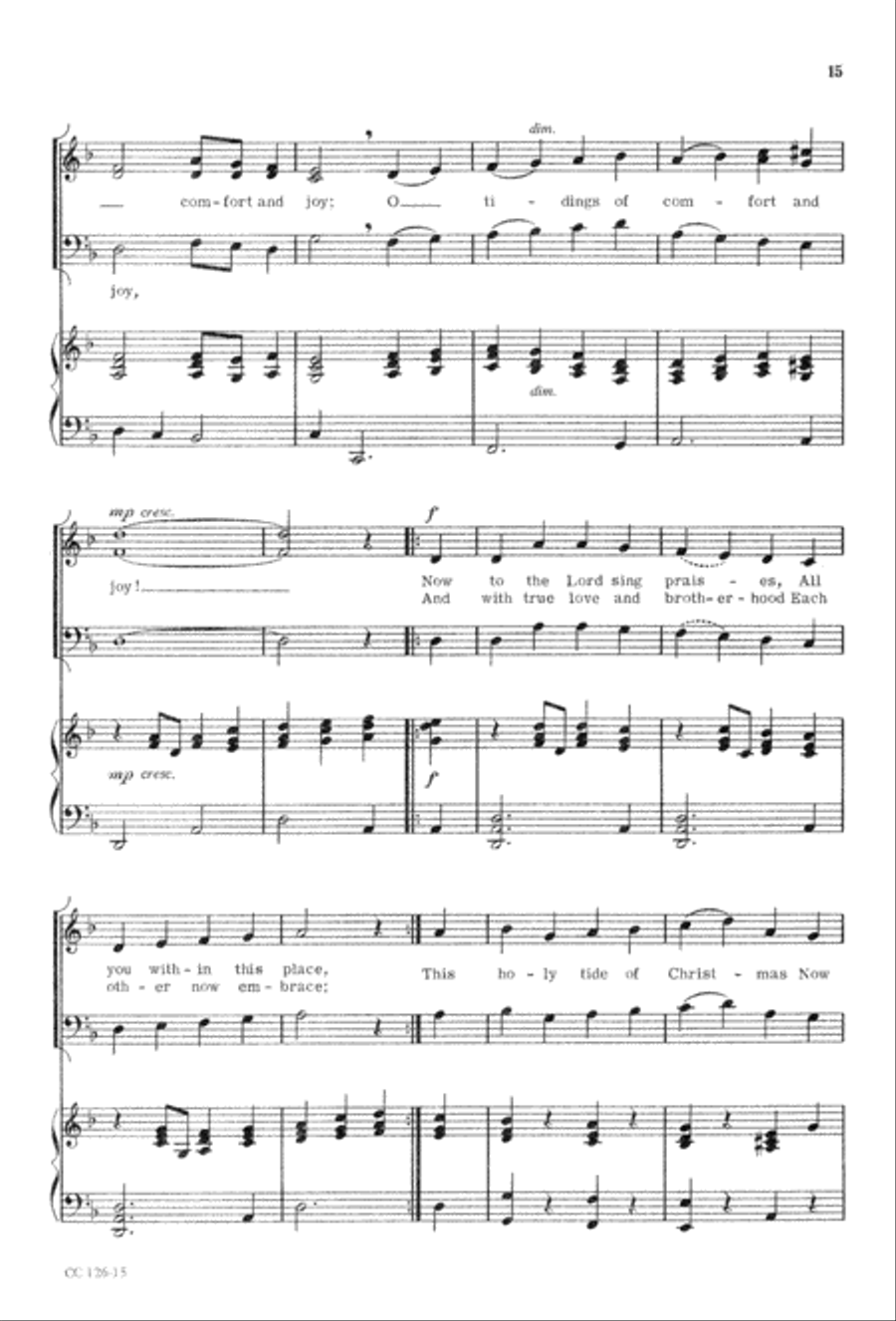 A Simple Christmas 3-Part scores gallery preview page 17