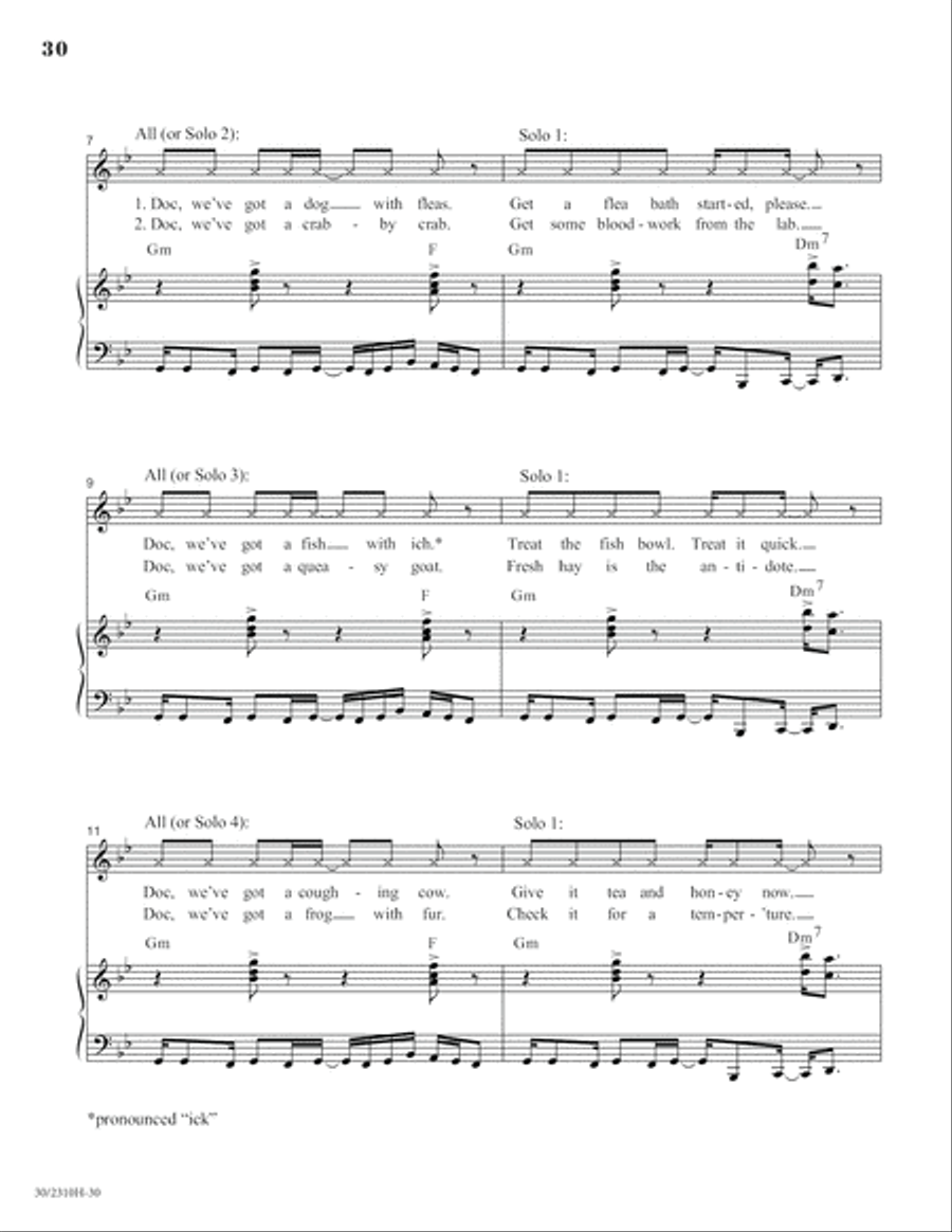 The Box Unison Choir scores gallery preview page 31