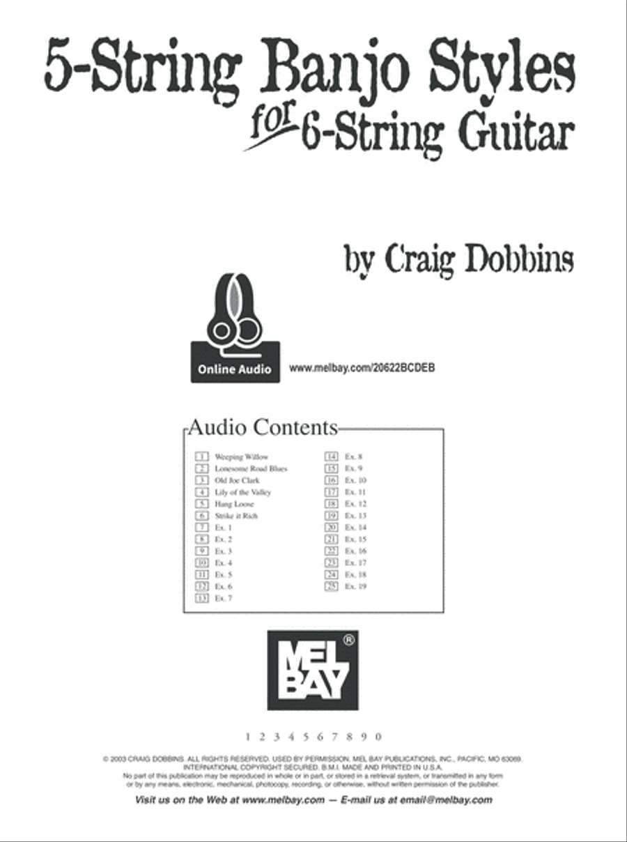 5-String Banjo Styles for 6-String Guitar Electric Guitar scores gallery preview page 2